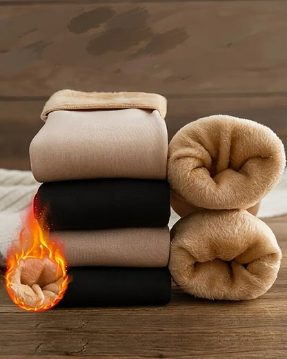 Fleece-Lined Thickened Winter Snow Socks (5 Pairs)